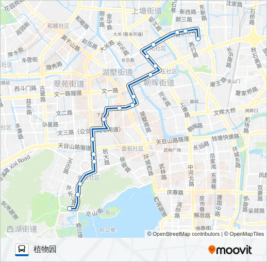 公交82路的线路图