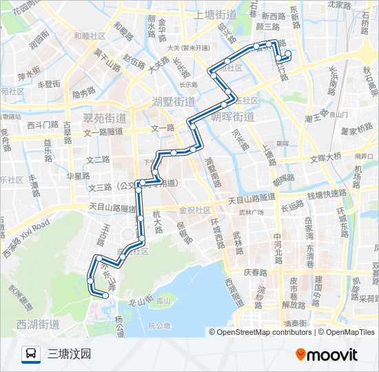 公交82路的线路图