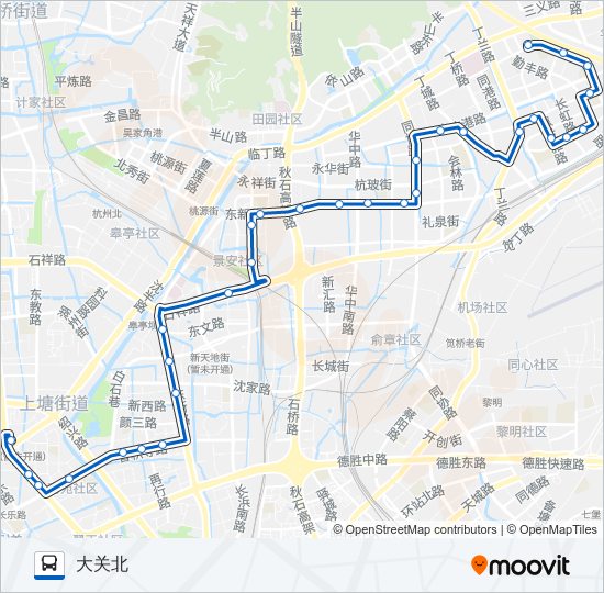 85路 bus Line Map