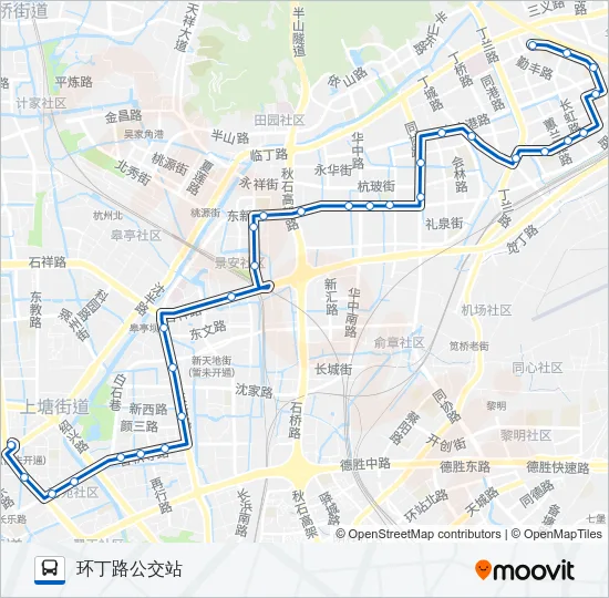 85路 Bus Line Map