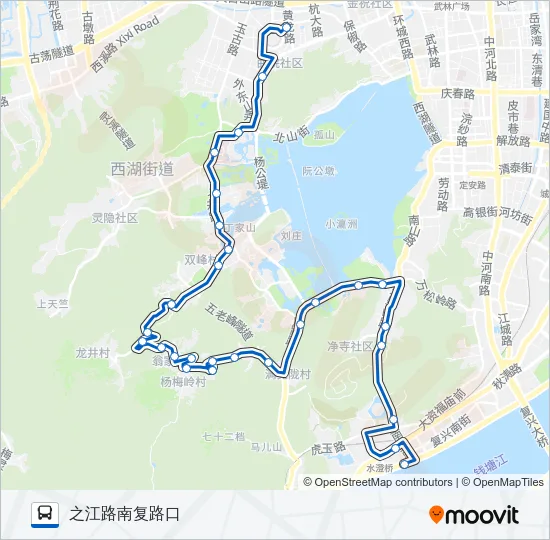 87路 Bus Line Map