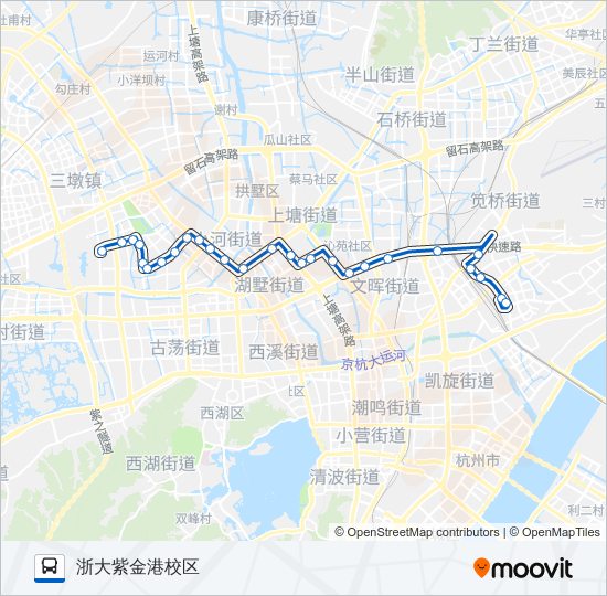 93路 bus Line Map