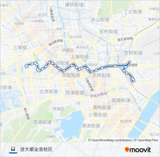 93路 Bus Line Map