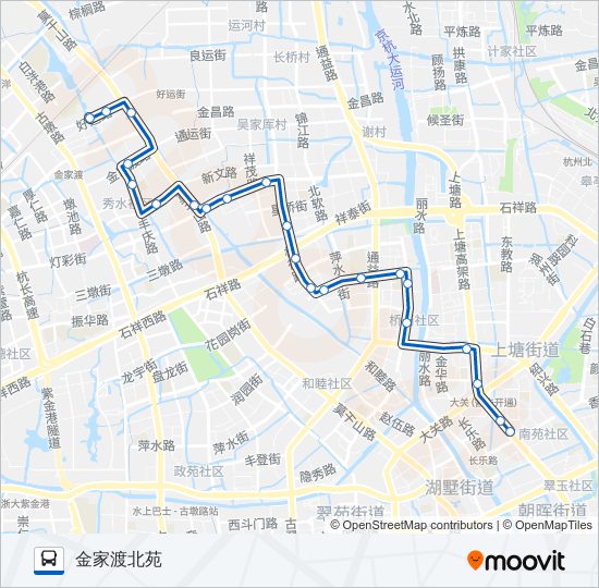 公交98路的线路图