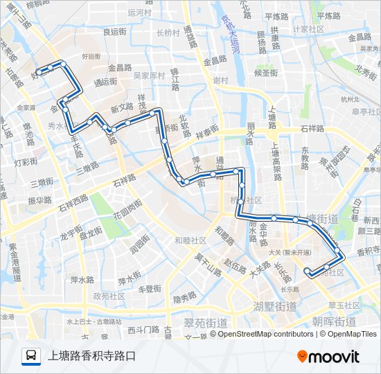 98路 bus Line Map