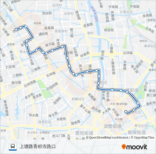 98路 Bus Line Map