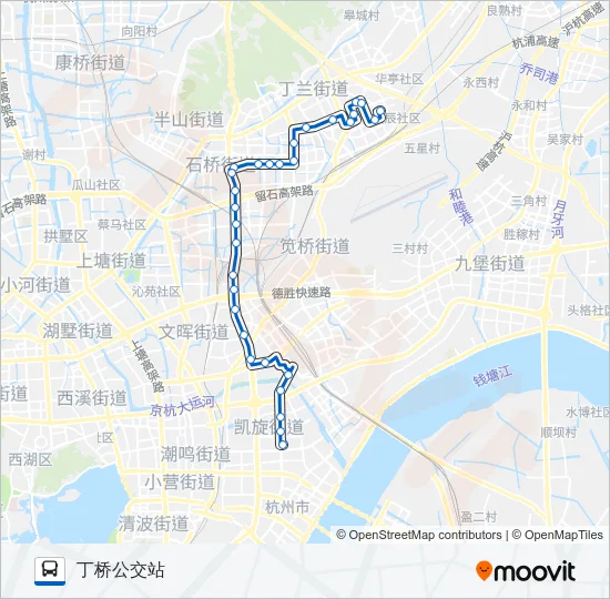 99路 Bus Line Map