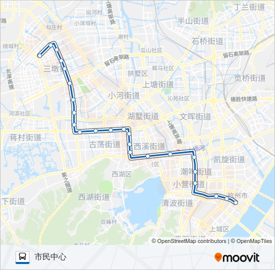 B2路 bus Line Map