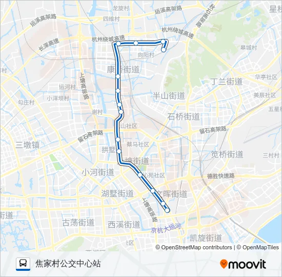 B7路 Bus Line Map