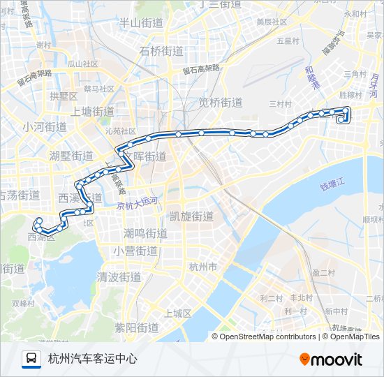101路 bus Line Map