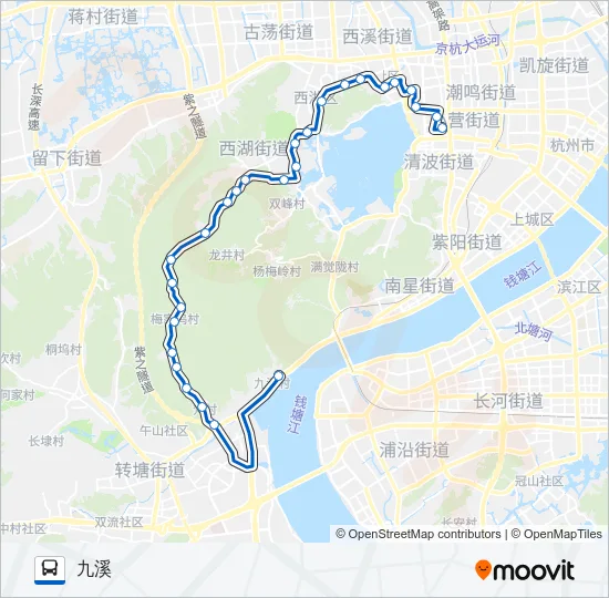 103路 Bus Line Map