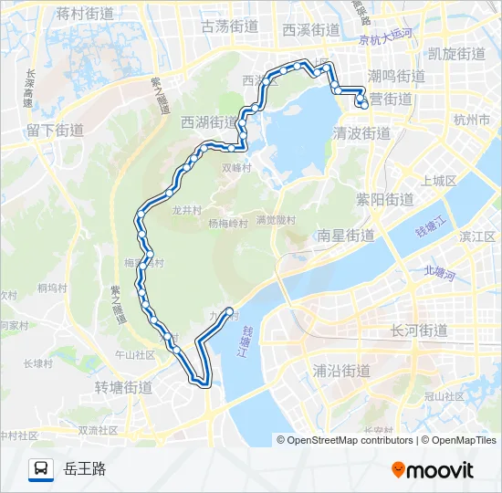 103路 Bus Line Map