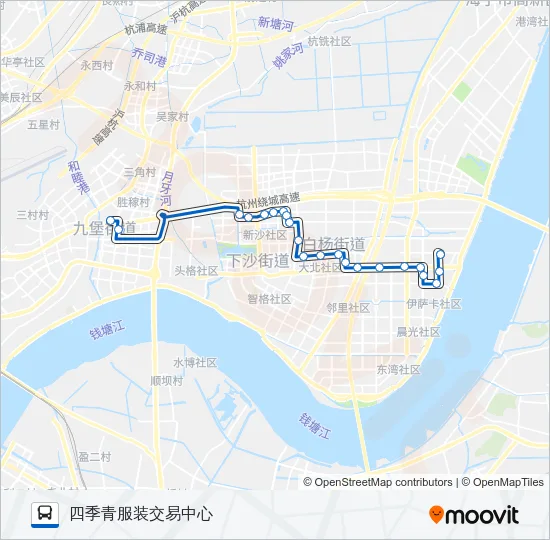 104路 Bus Line Map