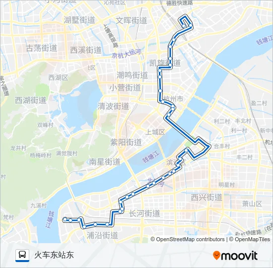 107路 Bus Line Map