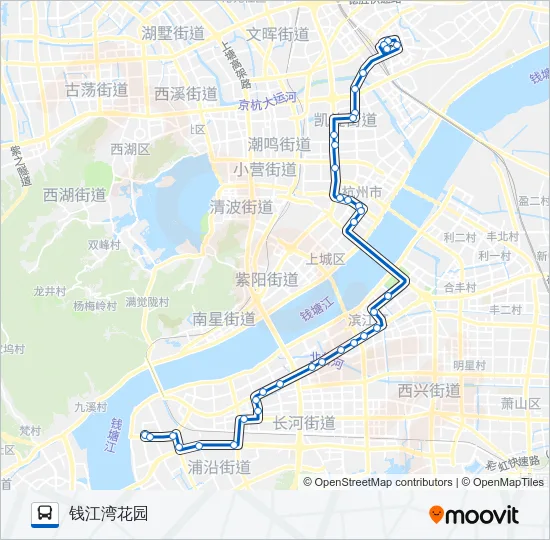 107路 Bus Line Map
