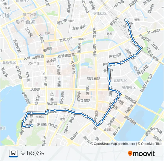 108路 Bus Line Map