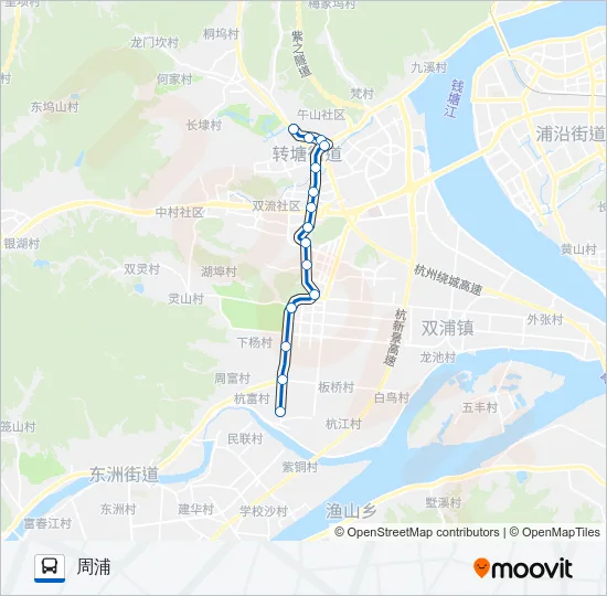 109路 Bus Line Map