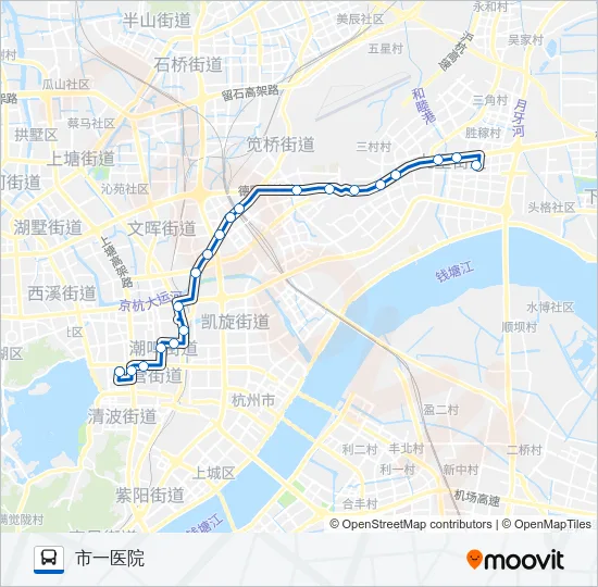 111路 Bus Line Map