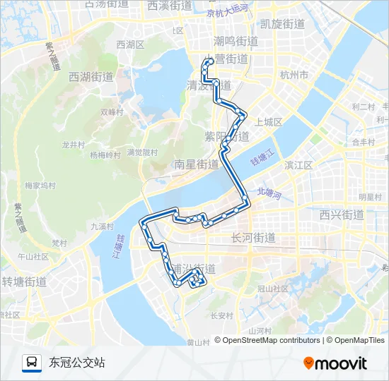113路 Bus Line Map