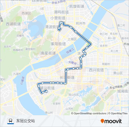 公交115路的线路图