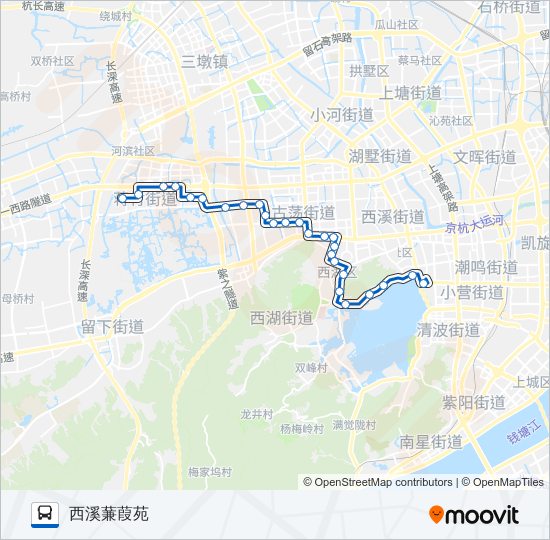 公交118路的线路图