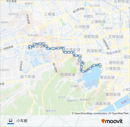 公交118路的线路图