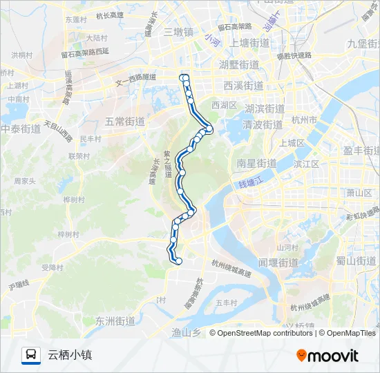 121路 Bus Line Map
