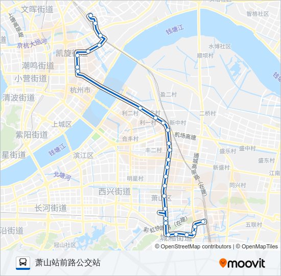 公交123路的线路图