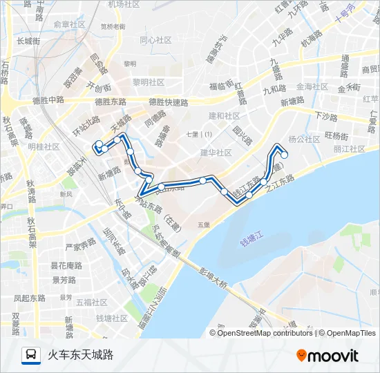 124路 Bus Line Map