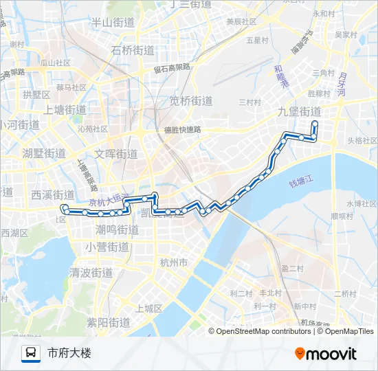 126路 Bus Line Map