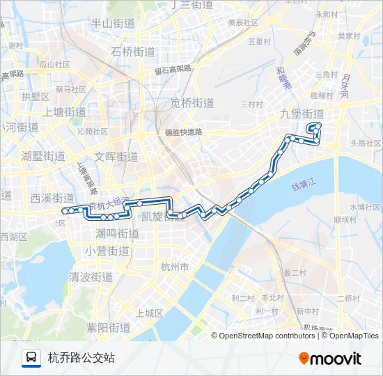 126路 Bus Line Map