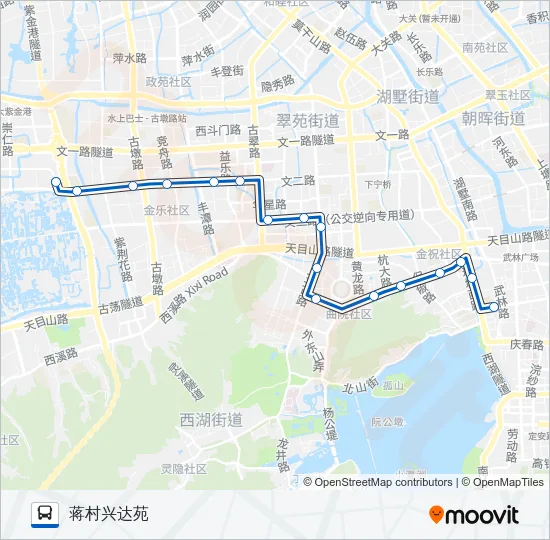 公交130路的线路图