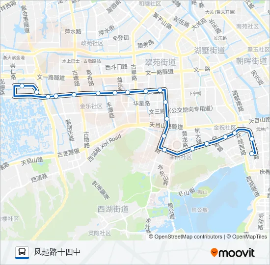 公交130路的线路图