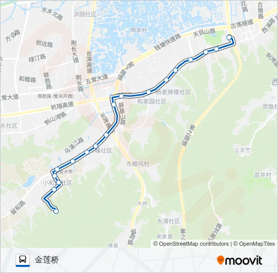 136路 Bus Line Map