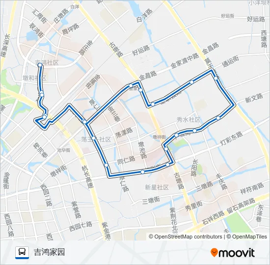 141路 Bus Line Map