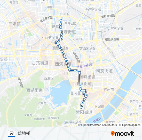151路 Bus Line Map