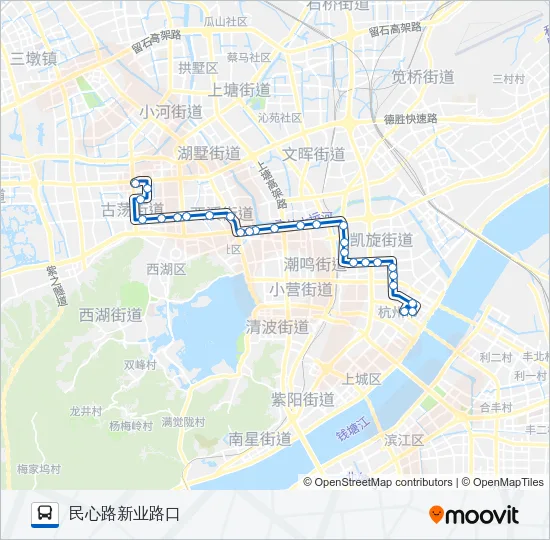 156路 Bus Line Map