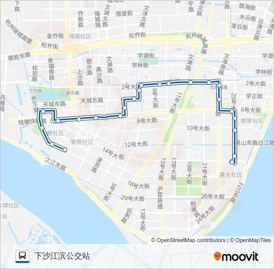 171路 Bus Line Map
