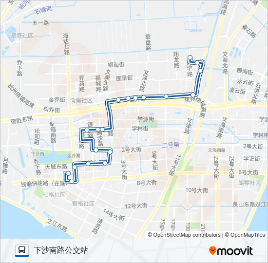 174路 Bus Line Map