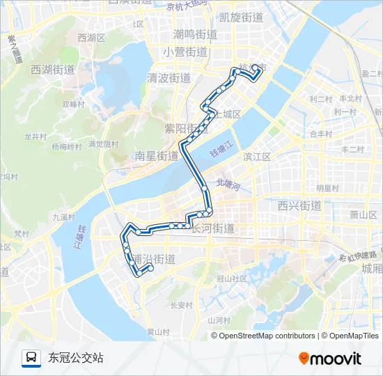 176路 Bus Line Map