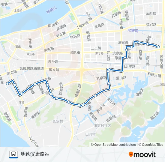 177路 Bus Line Map