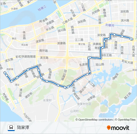 177路 Bus Line Map