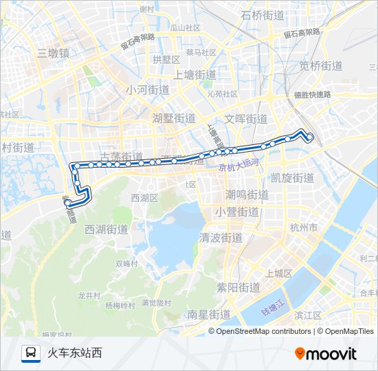 公交179路的线路图