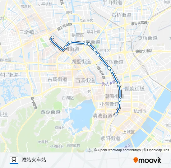 185路 Bus Line Map