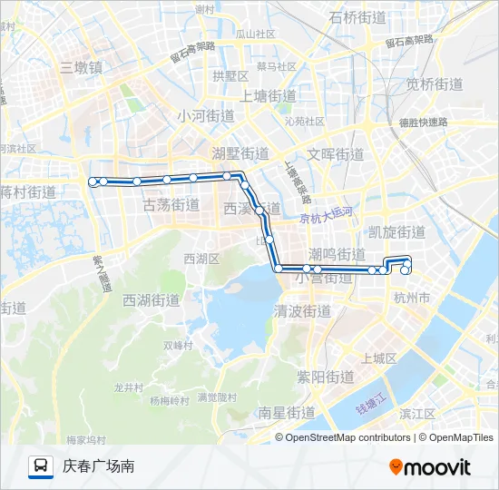 186路 Bus Line Map