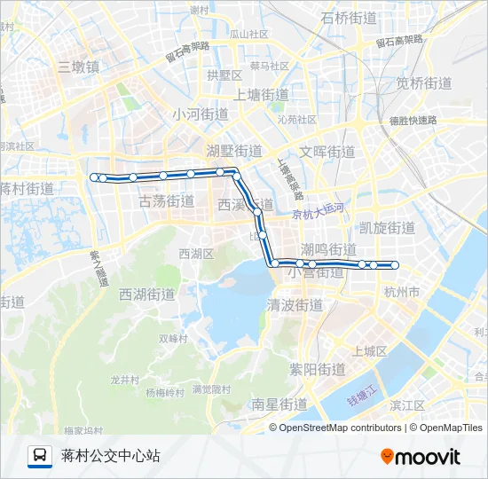 186路 Bus Line Map