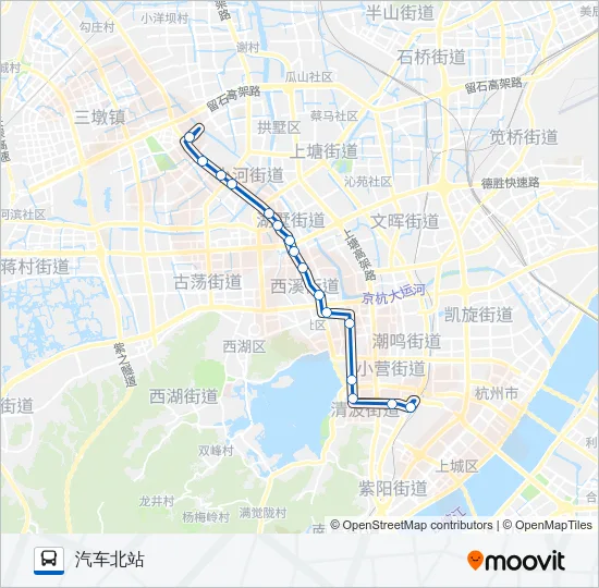 188路 Bus Line Map