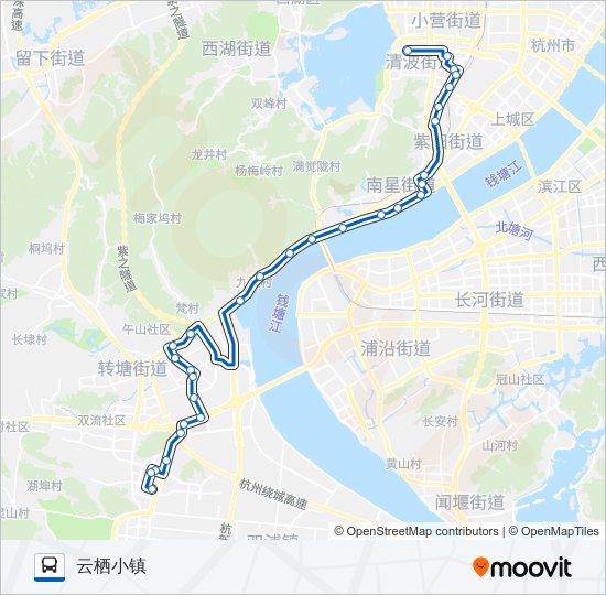 190路 bus Line Map