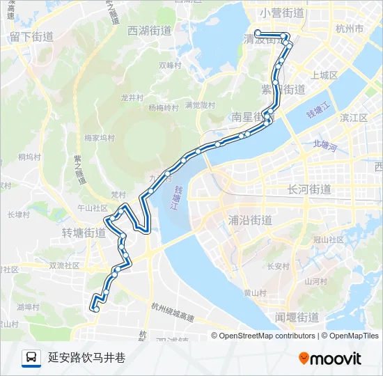 190路 Bus Line Map
