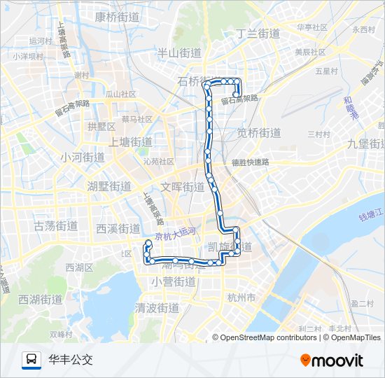 201路 bus Line Map